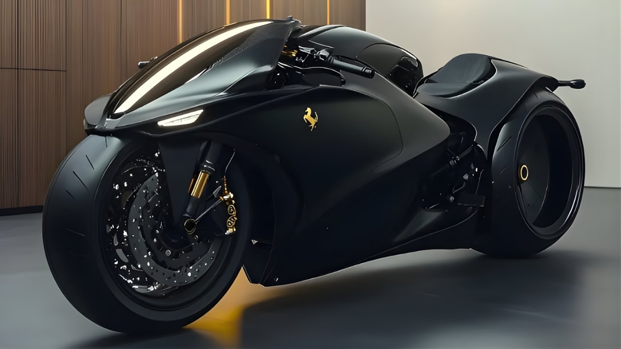 Ferrari sorprende a todos: se revela la moto concepto con diseño audaz, lujo potente, motor de alto rendimiento y precio
