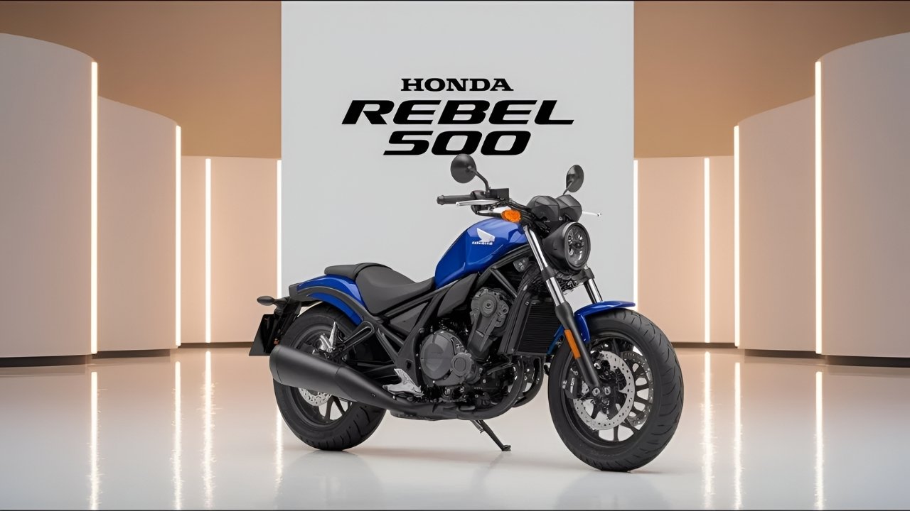 Honda Rebel 500 2025: Motor 500cc Potente, Estilo Cruiser Elegante y Tecnología Avanzada